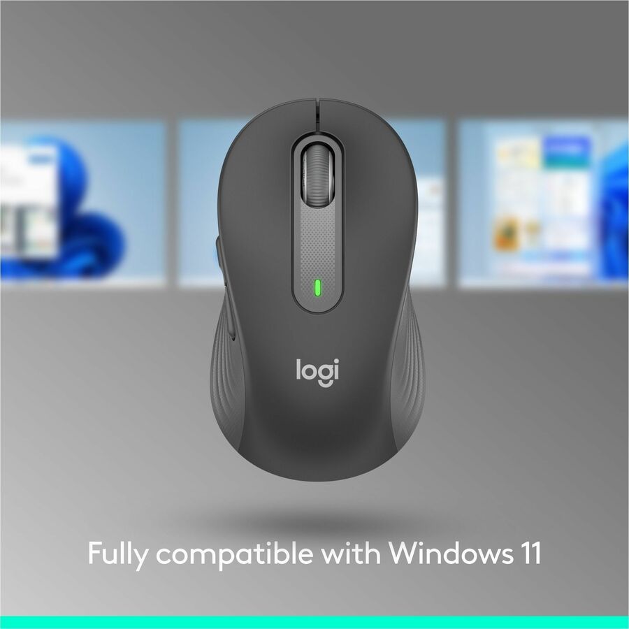 Logitech Signature M650 L (Red) - Optical - Wireless - Bluetooth/Radio Frequency - Red - USB - 2000 dpi - Scroll Wheel - 5 Button(s) - 5 Programmable Button(s) - Large Hand/Palm Size