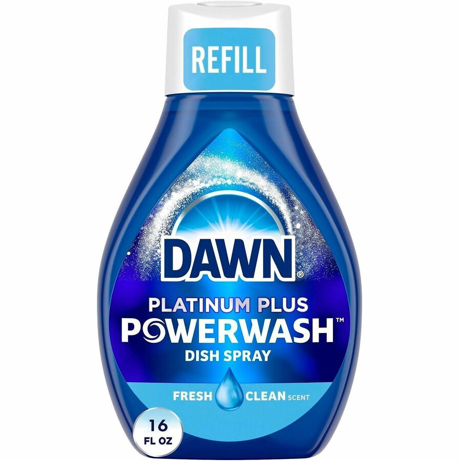 Dawn Platinum Powerwash Dish Spray Refill - 16 fl oz (0.5 quart) - Fresh Scent - Biodegradable, Refillable - 1 Bottle