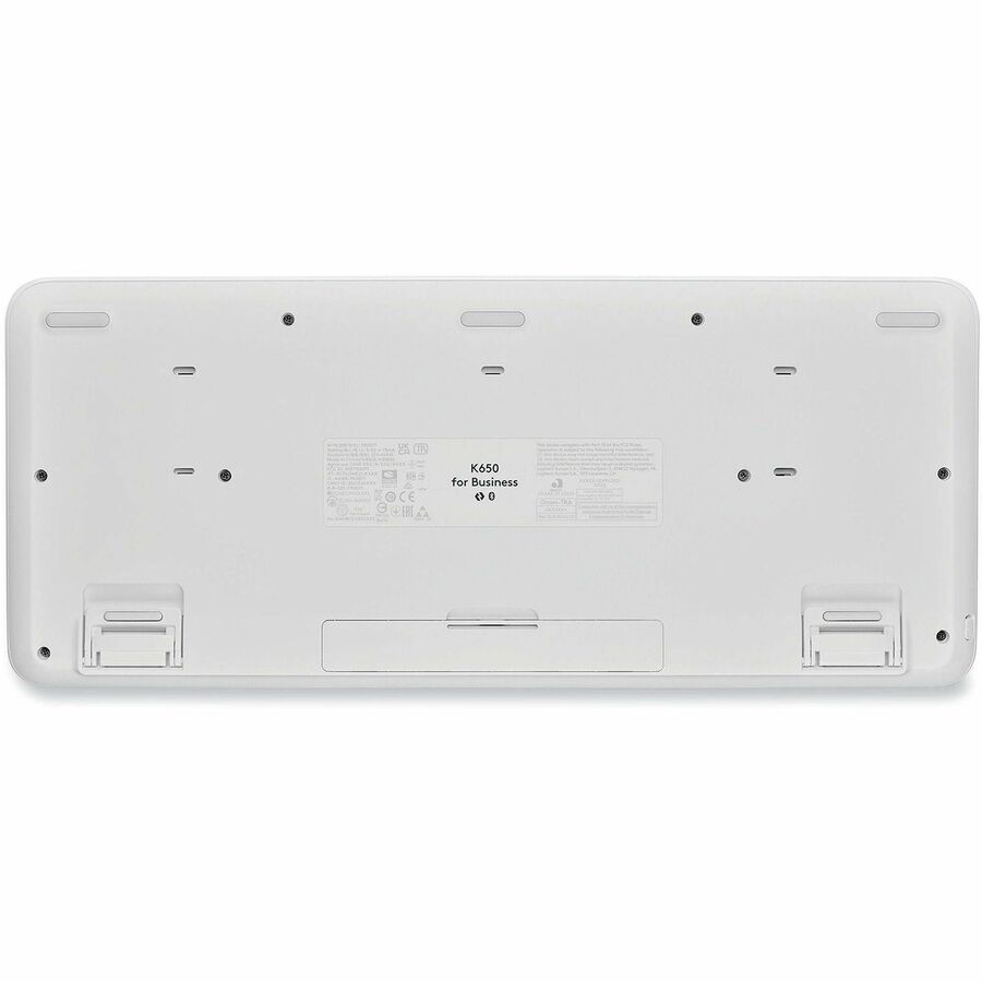 Logitech Signature MK650 Combo for Business Wireless Mouse and Keyboard Combo - USB Plunger Wireless Bluetooth/RF Keyboard - 118 Key - English (US) - Off White - USB Wireless Bluetooth/RF Mouse - 4000 dpi - Scroll Wheel - Off White - Symmetrical - AA -...
