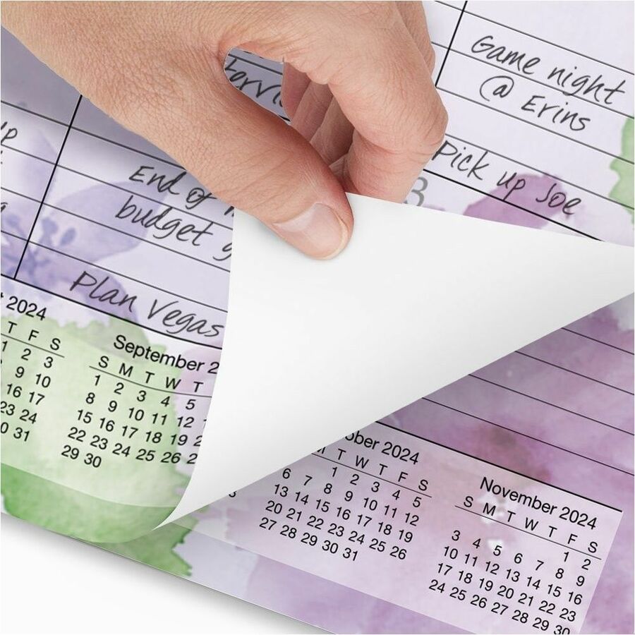 At-A-Glance Beautiful Day 2026 Monthly Desk Pad Calendar" , Standard, 21-3/4" x 17" - Standard - Julian Dates - Monthly - 12 Month - January 2026 to December 2026 - 1 Month Single Page Layout - 21 3/4" x 17" Sheet Size - White Sheet - 2 x Holes - Headb...