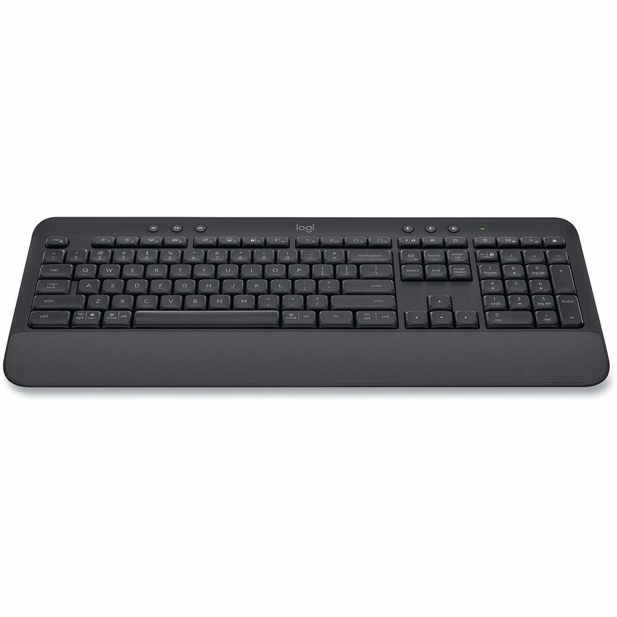 Logitech Signature K650 (Graphite) - Wireless Connectivity - Bluetooth/RF - 5.1 - 32.81 ft - ChromeOS - PC, Mac - AA Battery Size Supported - Graphite
