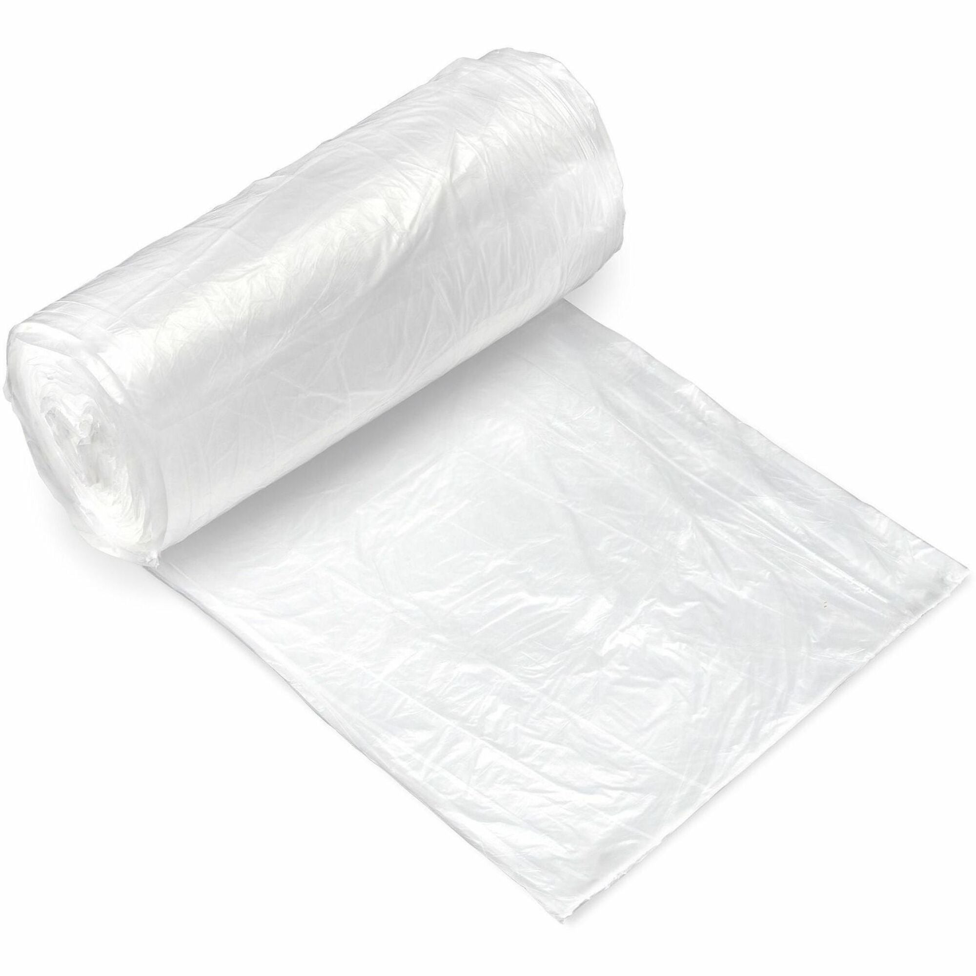 Inteplast Trash Bag - 4 gal Capacity - 18" Length x 17" Width x 0.24 mil (6 Micron) Thickness - High Density - Natural - Resin, High-density Polyethylene (HDPE) - Garbage, Industrial, Healthcare, Can Liner - 2000 / Case