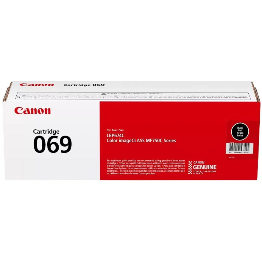 Canon 69 Original Standard Yield Laser Toner Cartridge - Black - 1 Pack - 2100 Pages