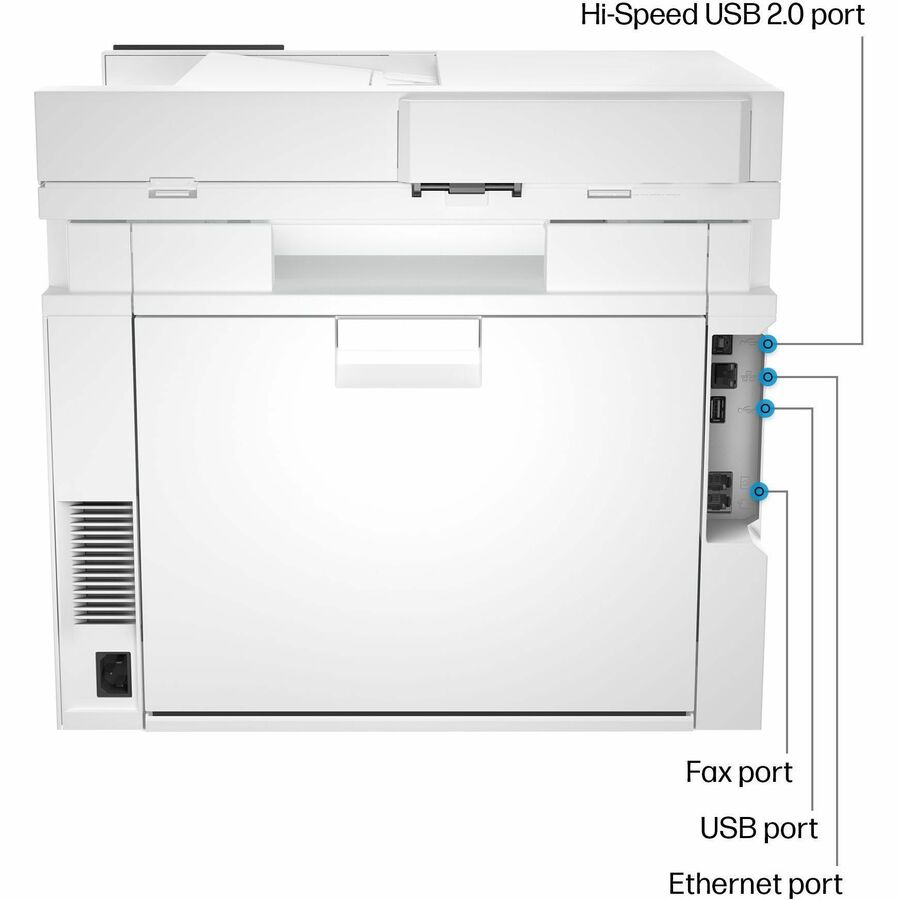 HP LaserJet Pro 4301fdw Wireless Laser Multifunction Printer - Color - Copier/Fax/Printer/Scanner - 40 ppm Color Print - 600 x 600 dpi Print - Automatic Duplex Print - Up to 50000 Pages Monthly - Color Flatbed/ADF Scanner - 600 x 600 dpi Optical Scan -...