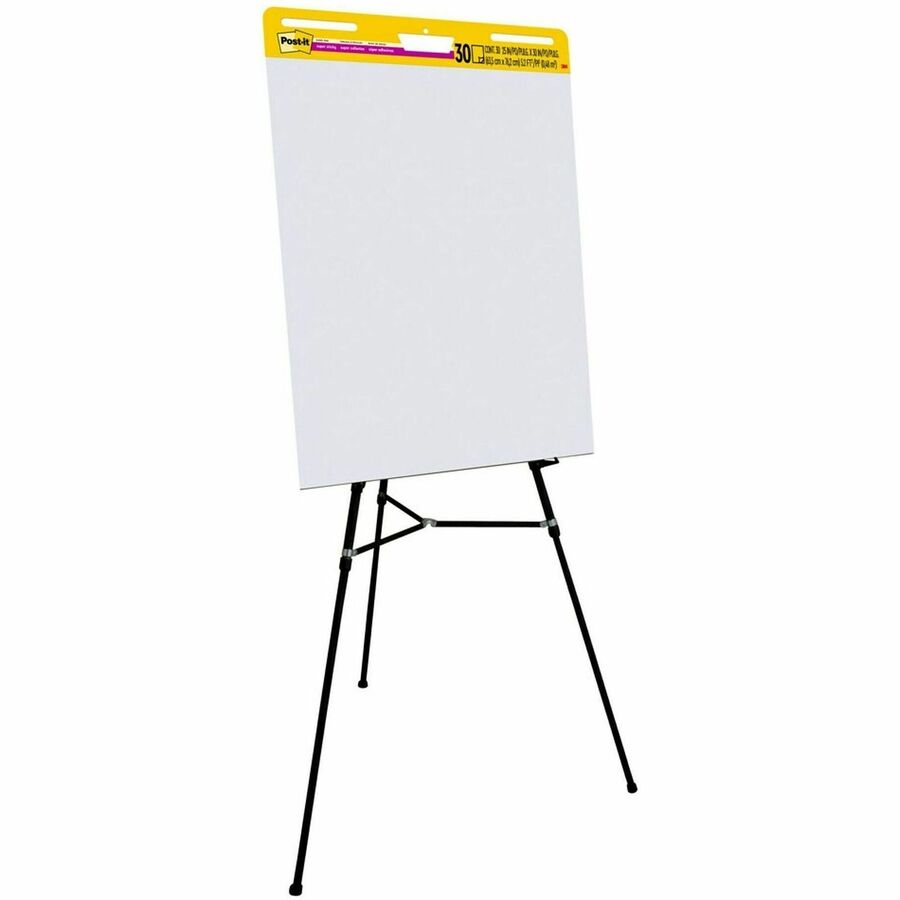 Post-it&reg; Super Sticky Easel Pad - 25" x 30" Sheet Size - White Cover - 8 / Pack