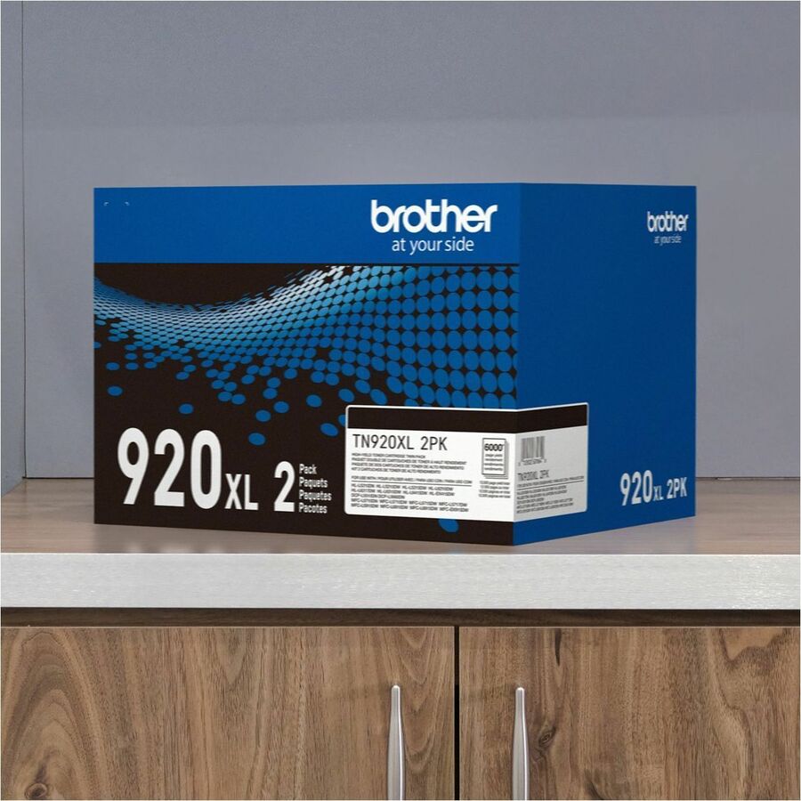 Brother Original High Yield Laser Toner Cartridge - Twin-pack - Black - 2 Each - 6000 Pages