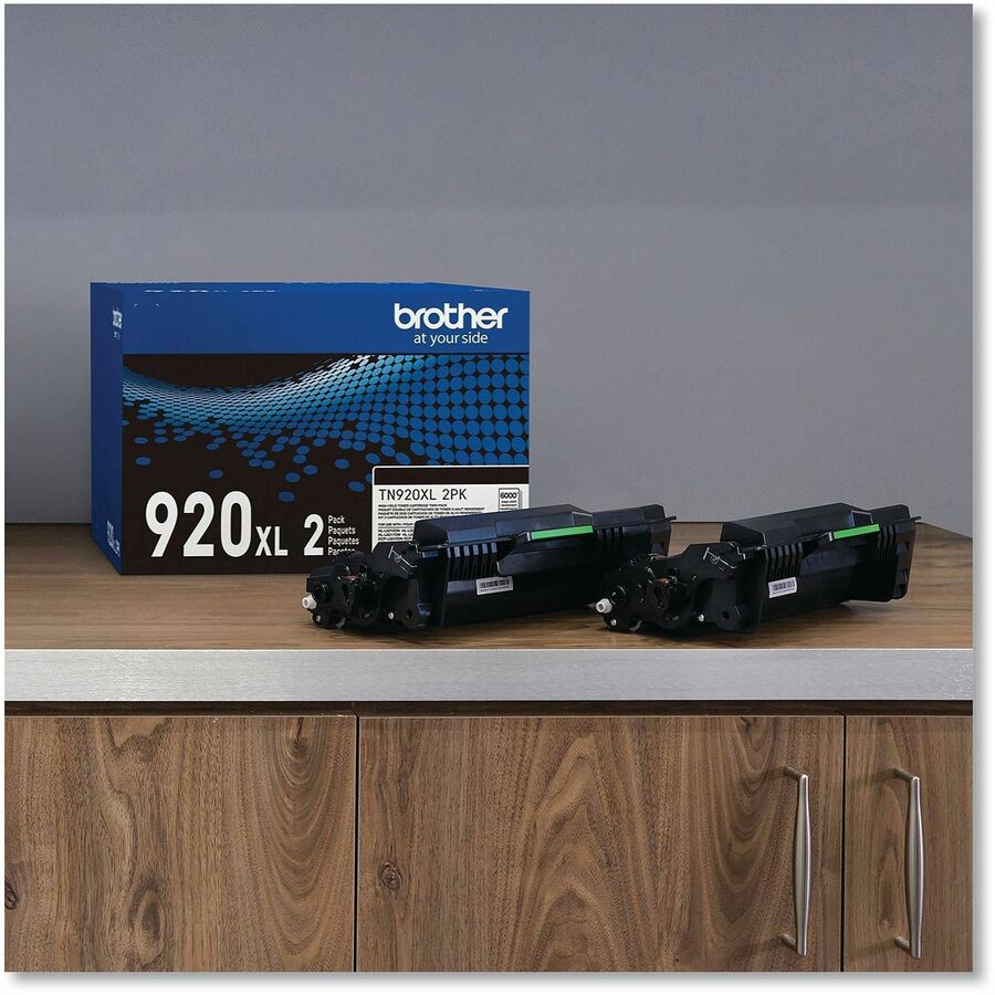 Brother Original High Yield Laser Toner Cartridge - Twin-pack - Black - 2 Each - 6000 Pages