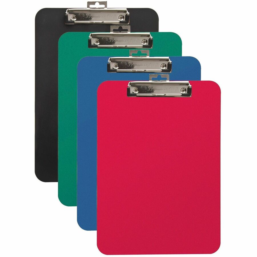 Mobile OPS Unbreakable Clipboard Red (61622) - Wire Clip - Polypropylene - Red