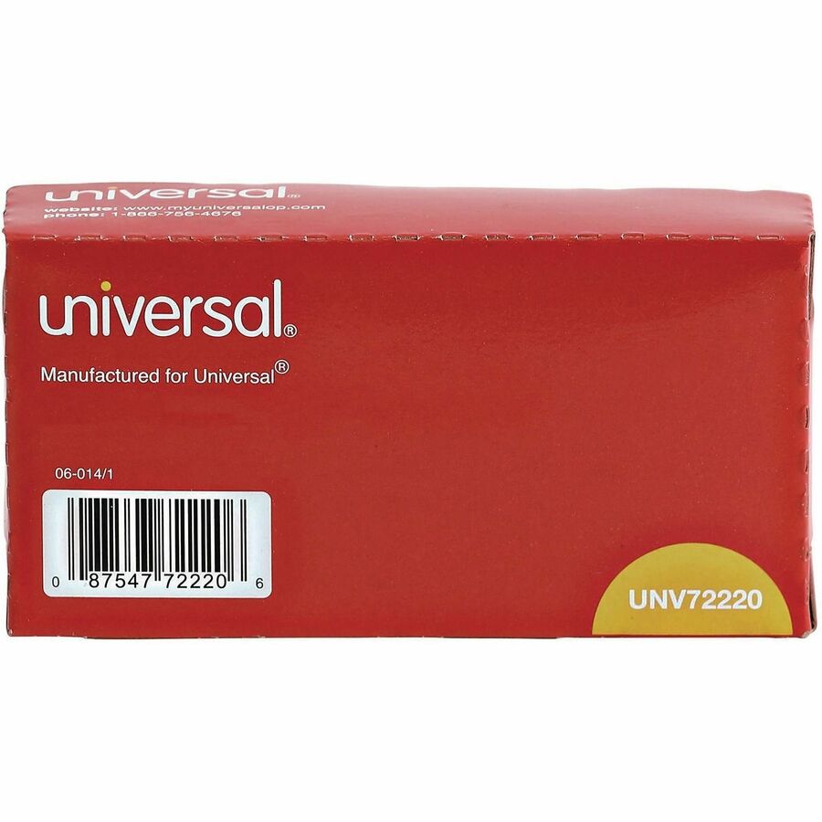 Universal Paper Clip - Jumbo - 1.9" Length x 0.5" Width - for Office, School, Home, Paper, Sheet, Document - Durable, Smooth - Silver - Steel Wire - 100 Clips/Box - 1000 / Pack