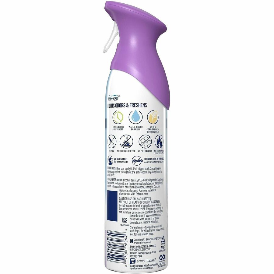 Febreze Air Freshener Spray - Spray - 8.8 fl oz (0.3 quart) - Mediterranean Lavender - Odor Neutralizer - 1 Each