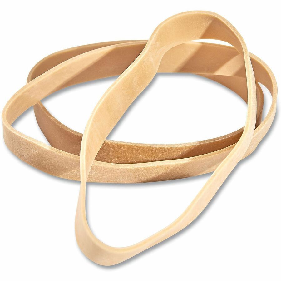 Universal Standard Rubber Bands - Size: #105 - 5" Length x 0.6" Width - Elastic - Rubber - Beige - 55 / Pack