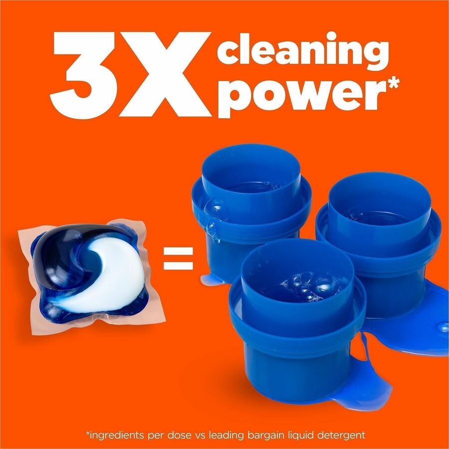 Tide Pods Laundry Detergent - For Laundry, Washing Machine, Clothes - Concentrate - Pod - Spring Meadow Scent - Recommended For: Stain Remover, Odor Remover - Deodorize, Spill Resistant - Orange - 112 / Pack