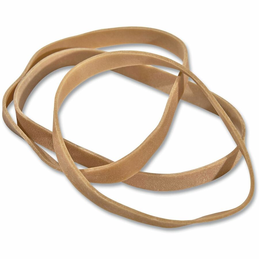 Universal Standard Rubber Bands - Size: #64 - 3.5" Length x 0.3" Width - Elastic - Rubber - Beige - 80 / Pack