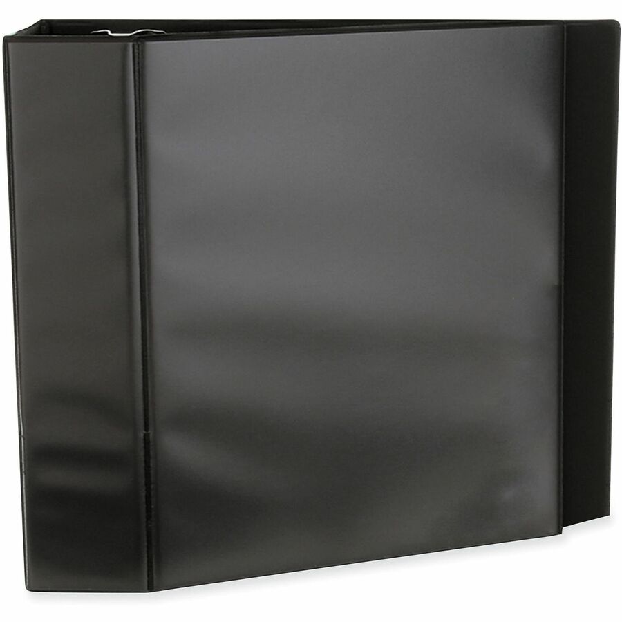 Universal Slant D-Ring View Binder, 3 Rings, 5" Capacity, 11 x 8.5, Black - 5" Binder Capacity - 950 Sheet Capacity - 3 Ring(s) - Fastener(s): Ring - Pocket(s): 2, Inside Front & Back - Polypropylene - Black - Non-stick - 1 Each