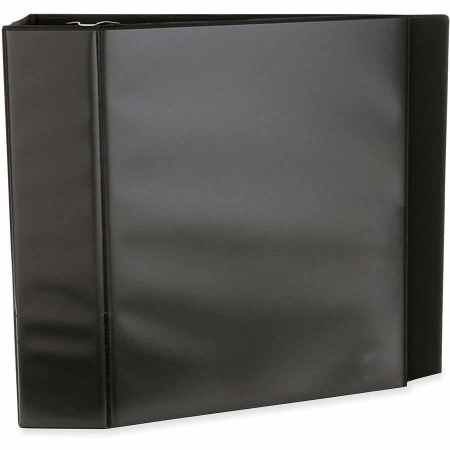 Universal Slant D-Ring View Binder, 3 Rings, 4" Capacity, 11 x 8.5, Black - 4" Binder Capacity - 775 Sheet Capacity - 3 Ring(s) - Fastener(s): Ring - Pocket(s): 2, Inside Front & Back - Polypropylene - Black - Non-stick - 1 Each