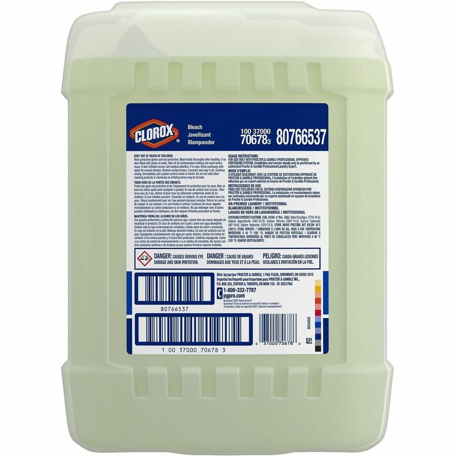 PRO LINE Clorox Bleach Laundry Additive - For Laundry - 639.1 fl oz (20 quart) - Phthalate-free, Triclosan-free - 1 Pack