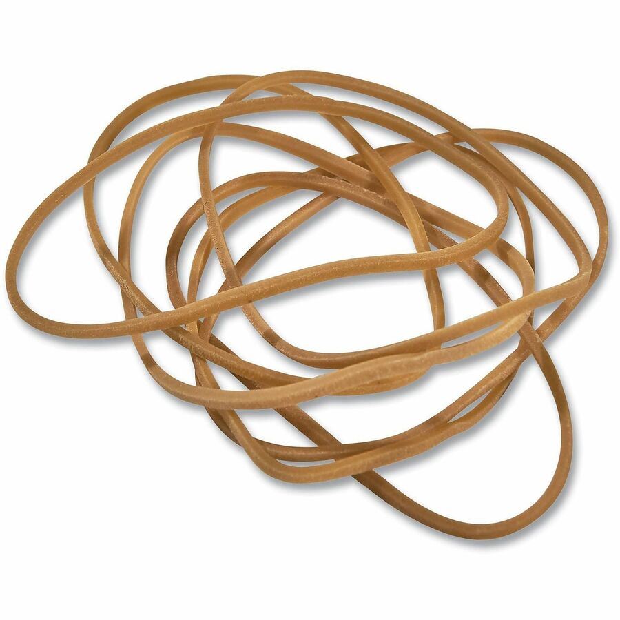 Universal Standard Rubber Bands - Size: #16 - 2.5" Length x 0.1" Width - Elastic - Rubber - Beige - 1900 / Pack