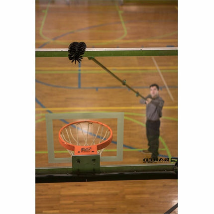 Unger StarDuster Pipe Brush - Polypropylene Bristle - 11" Overall Length - Plastic Handle - Green, Black - 5 / Carton