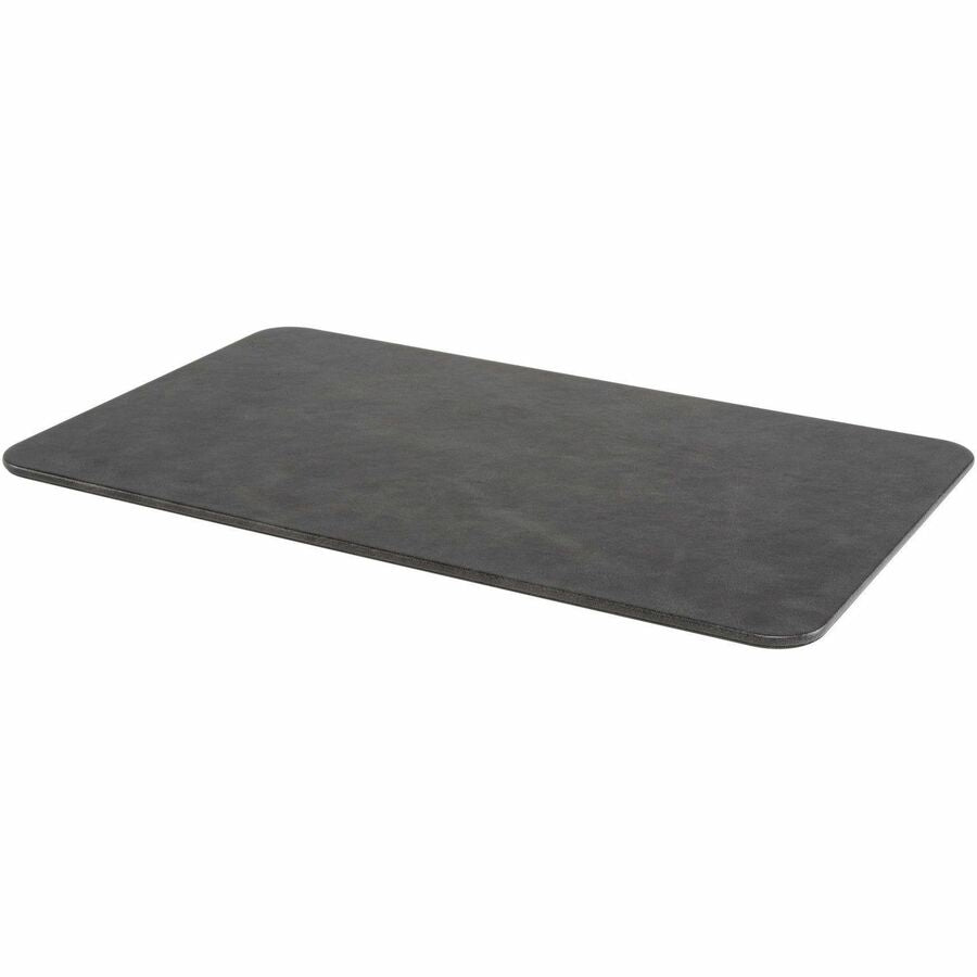 Allsop Leatherette Mousepad - 0.25" Height x 14.20" Width x 8.60" Depth - Black - Vegan Leather, Leatherette - Anti-skid, Wear Resistant, Fray Resistant - Mouse - 1 Each