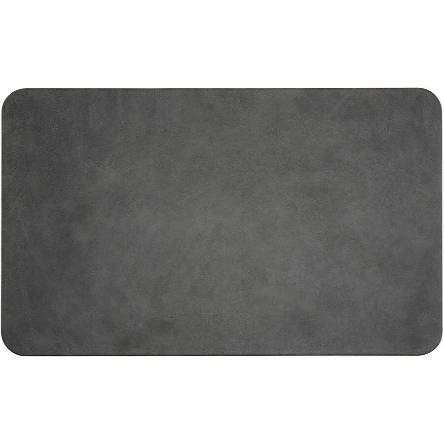 Allsop Leatherette Mousepad - 0.25" Height x 14.20" Width x 8.60" Depth - Black - Vegan Leather, Leatherette - Anti-skid, Wear Resistant, Fray Resistant - Mouse - 1 Each