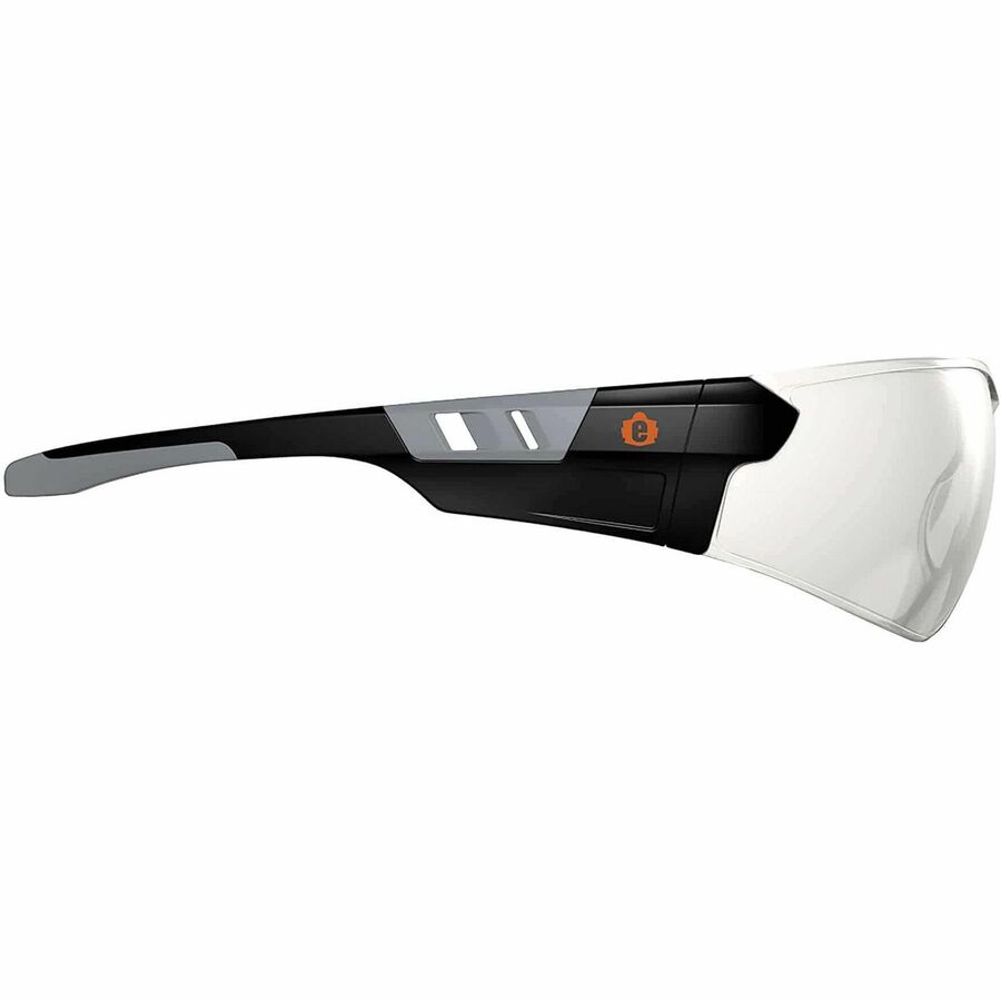 Ergodyne Skullerz SAGA Anti-Scratch & Enhanced Anti-Fog Safety Glasses, Sunglasses - Recommended for: Eye, Indoor - Fog, Impact, Ultraviolet, Sun, UVA, UVB, UVC Protection - Polycarbonate - Matte Black Frame - Anti-scratch, Anti-fog, Impact Resistant, ...