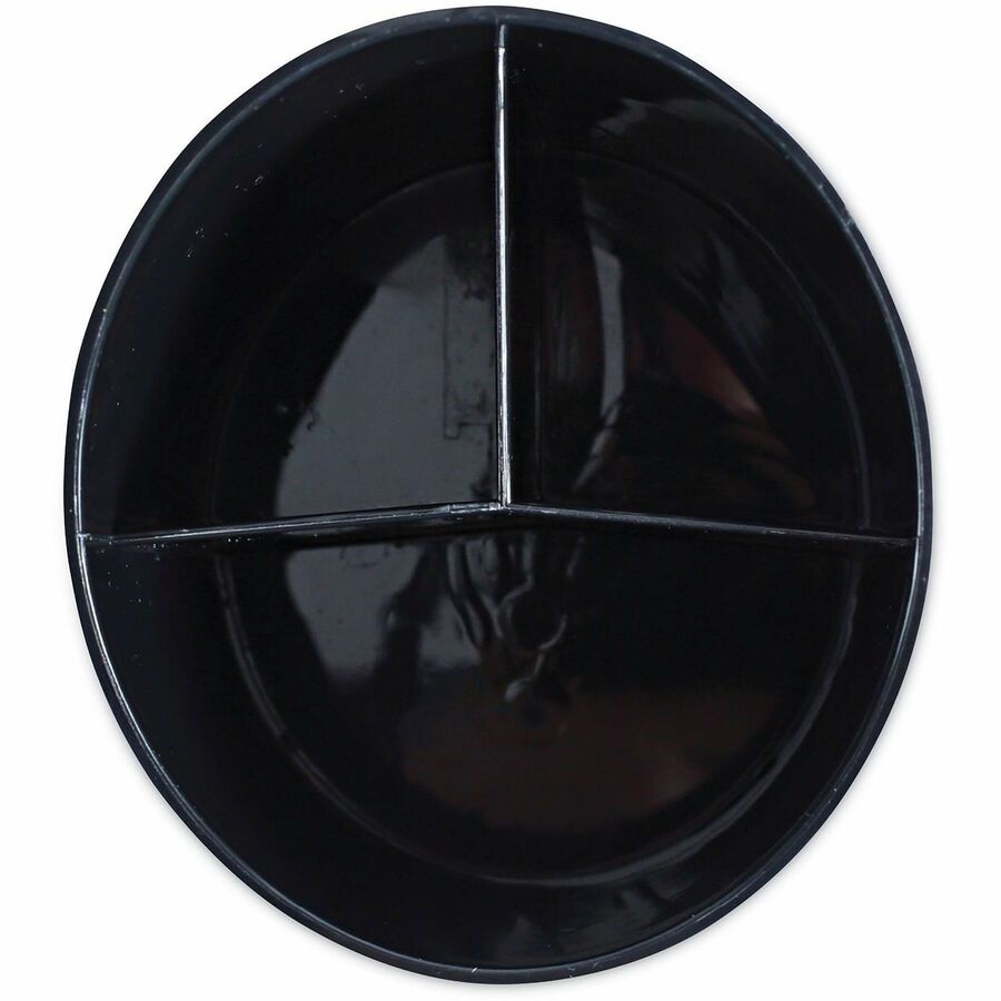 Universal Pencil Holder - 5.6" Height x 4.4" Width x 4.3" Depth - Plastic - Black - Recyclable, Compact, Sturdy - 1 Each