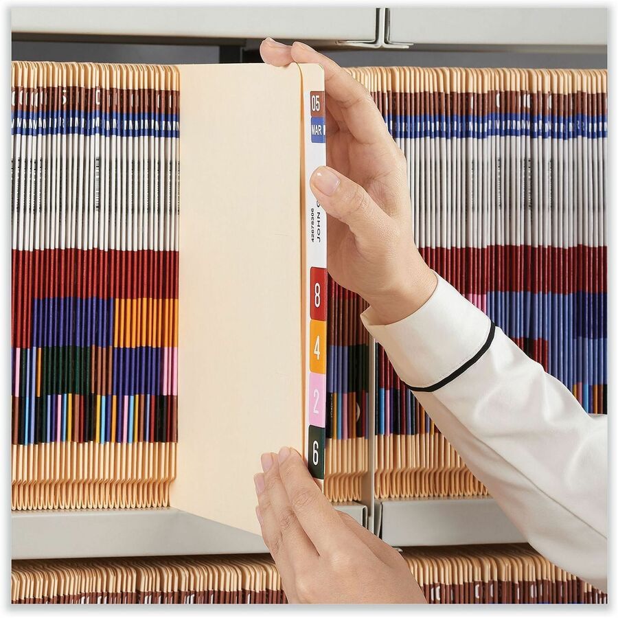 Universal Straight Tab Cut Letter Classification Folder - 3/4" Expansion - 2 Fastener(s) - 2" Fastener Capacity - End Tab Location - Manila - 50 / Box