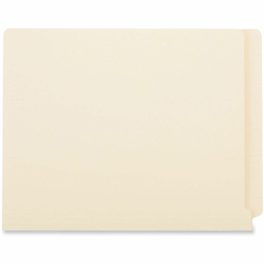 Universal Straight Tab Cut Letter Classification Folder - 3/4" Expansion - 2 Fastener(s) - 2" Fastener Capacity - End Tab Location - Manila - 50 / Box