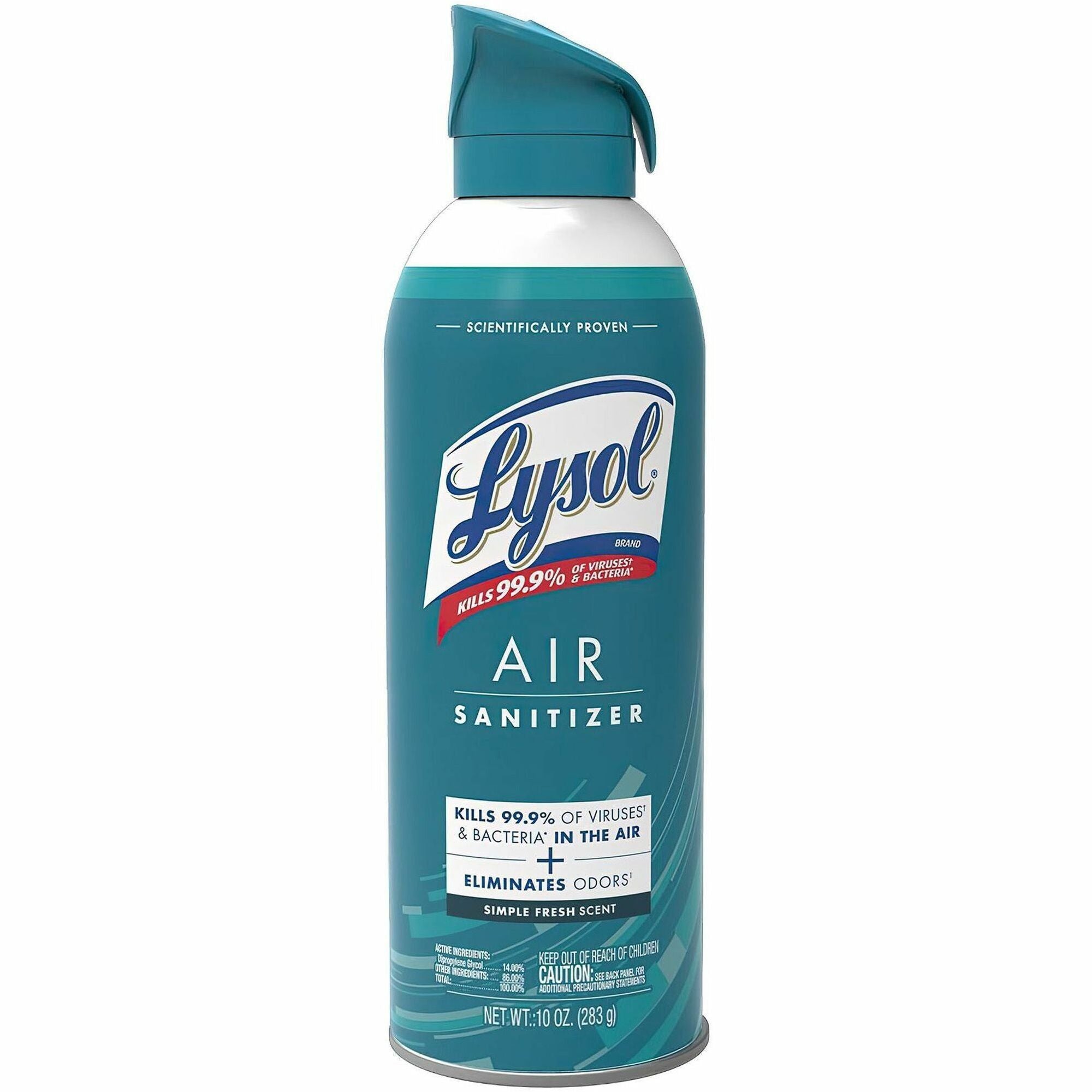Lysol Air Sanitizer Simple Fresh - Spray - 10 fl oz (0.3 quart) - Simple Fresh - Antimicrobial, Odor Neutralizer - 1 Each