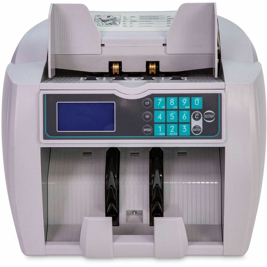 ControlTek 4850 Bill Counter & Counterfeit Detector - Counts @ 1900 bills/min - Black