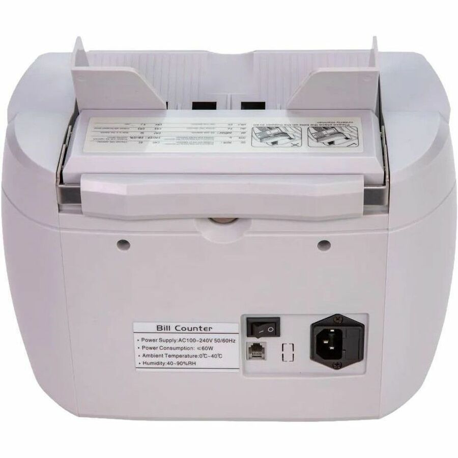 ControlTek 4850 Bill Counter & Counterfeit Detector - Counts @ 1900 bills/min - Black