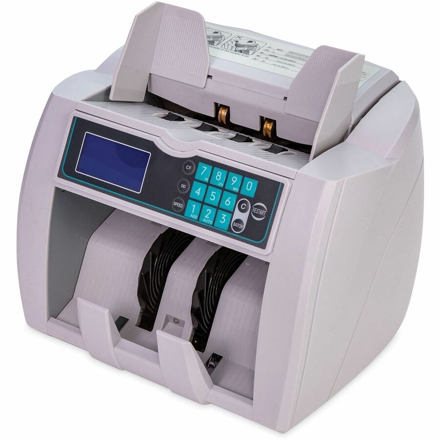 ControlTek 4850 Bill Counter & Counterfeit Detector - Counts @ 1900 bills/min - Black