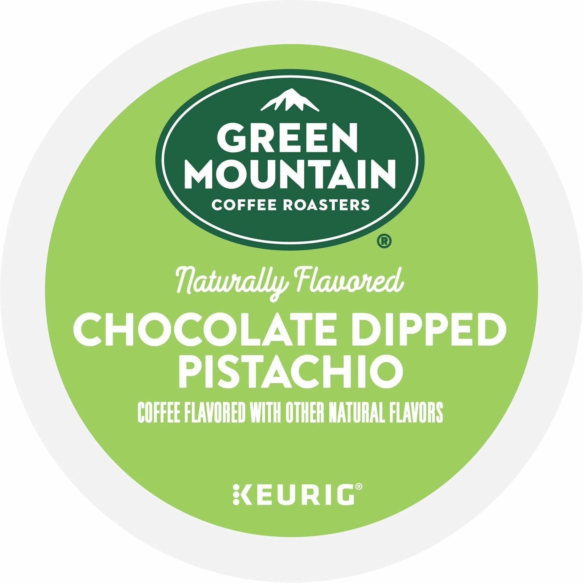 Green Mountain Coffee Roasters&reg; K-Cup, Pod Coffee - Compatible with Keurig Brewer - Smooth - K-Cup, Pod - Chocolate Dipped Pistachio - Kosher - 24 / Box