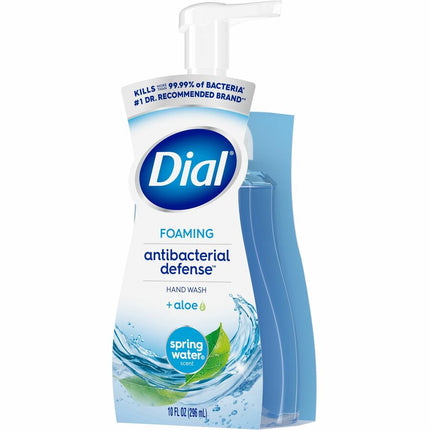 Dial Complete Spring Water Foaming Soap - Spring Water Scent - 10 fl oz - Pump Bottle Dispenser - Bacteria Remover - Hand, Skin, Home - Antibacterial - Light Blue - Scented, pH Balanced, Paraben-free, Phthalate-free, Silicone-free - 1 Each