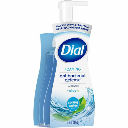 Dial Complete Spring Water Foaming Soap - Spring Water Scent - 10 fl oz - Pump Bottle Dispenser - Bacteria Remover - Hand, Skin, Home - Antibacterial - Light Blue - Scented, pH Balanced, Paraben-free, Phthalate-free, Silicone-free - 1 Each