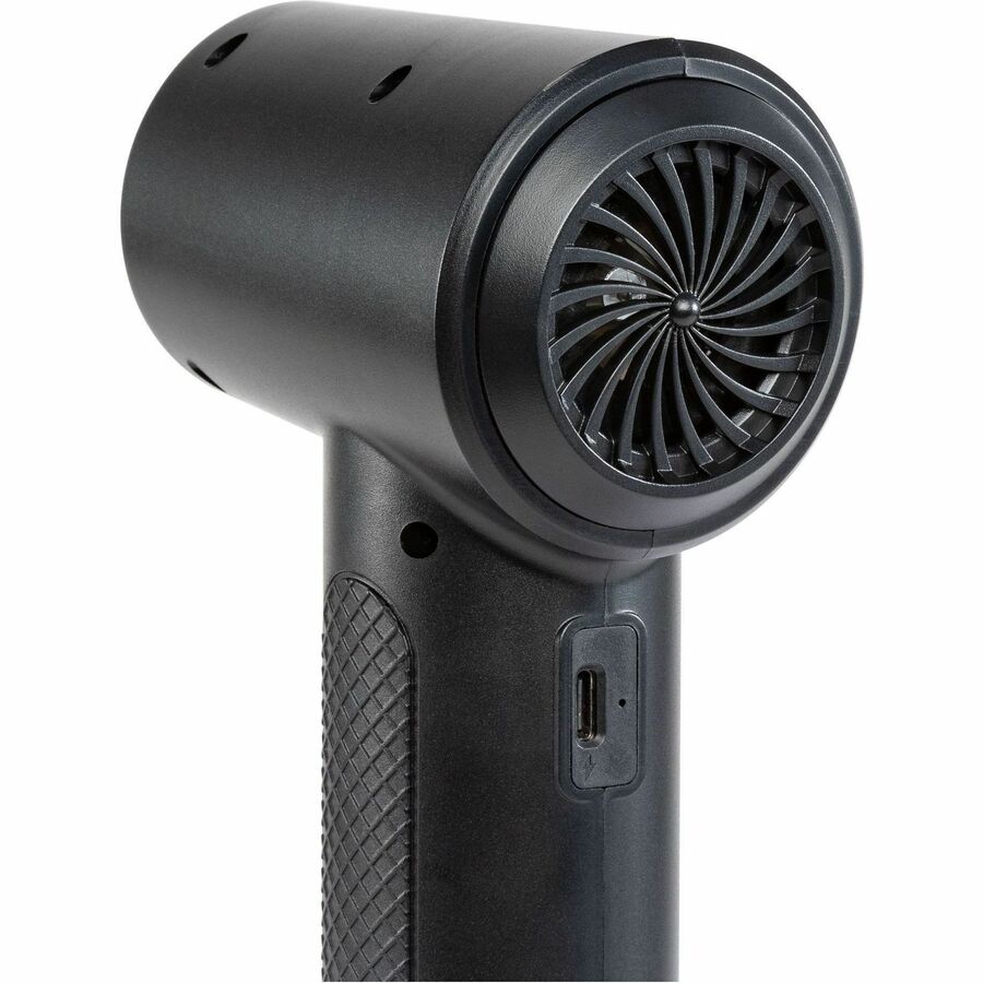 Digital Innovations Electric Air Duster - For Computer, Keyboard, Desk - Adjustable Nozzle - Black - 1 Each