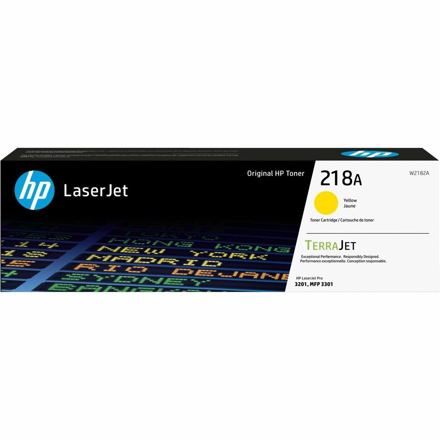 HP 218A Original Laser Toner Cartridge - Yellow - 1 Each - 1200 pages