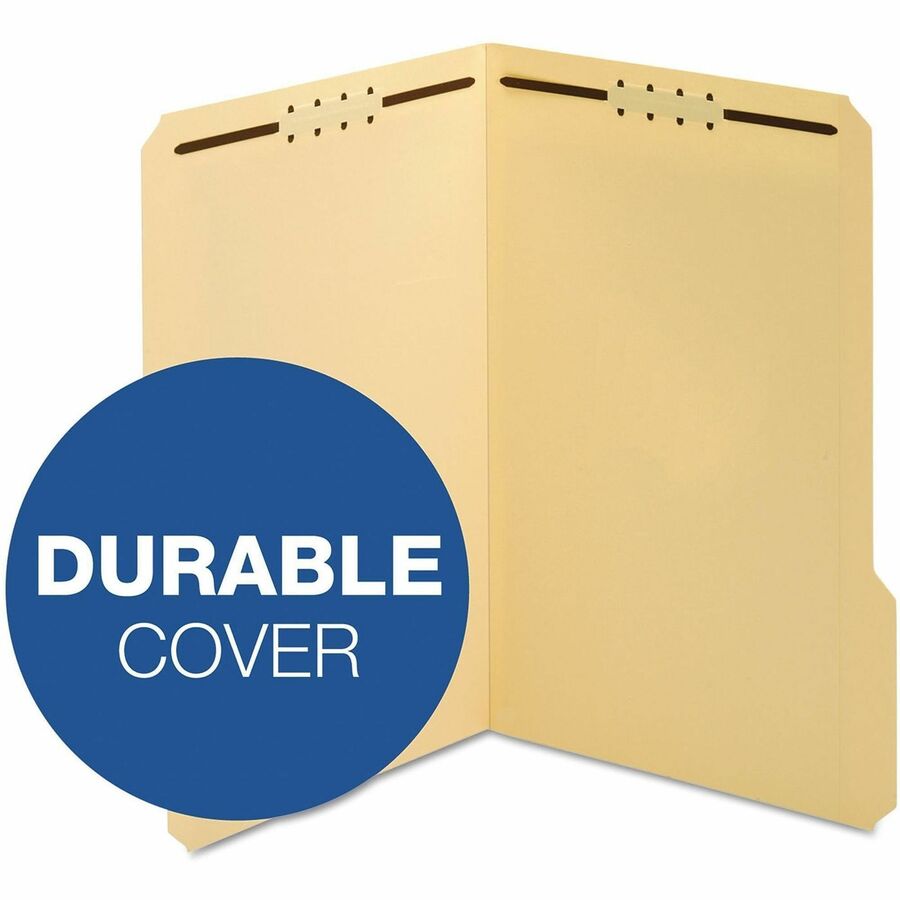 Pendaflex 1/3 Tab Cut Letter, Legal Top Tab File Folder - 150 Sheets Capacity - 3/4" Expansion - 2 Fastener(s) - 2" Fastener Capacity - Assorted Tab Position - 11 pt. - Manila - Manila - Heavy Duty, Durable, Bend Resistant, Tear Resistant, Rigid - 0% R...