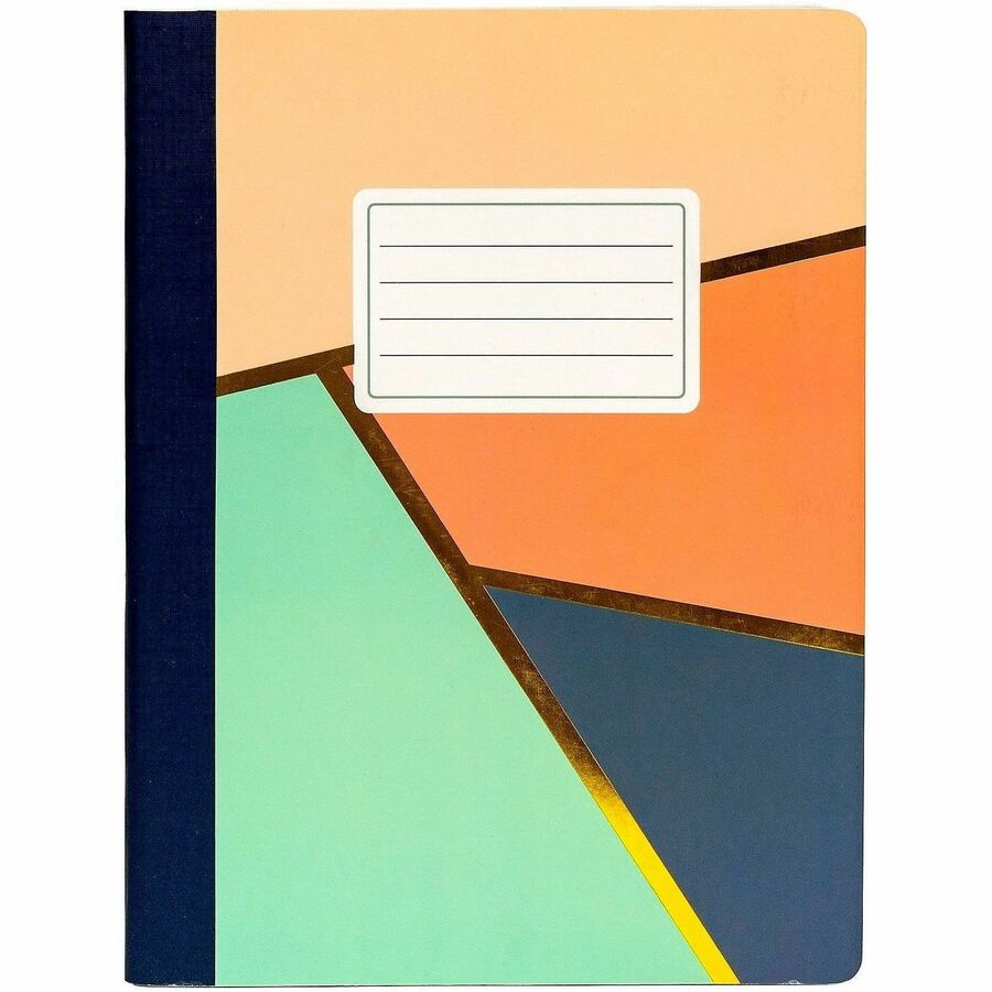 Pukka Pads 3 Pack Composition Books - 140 Pages - Stitched - College Ruled Front Ruling - 0.31" Ruled - 80 g/m² Grammage - 9 3/4" x 7 1/2" Sheet Size - Assorted Cover - 3 / Pack