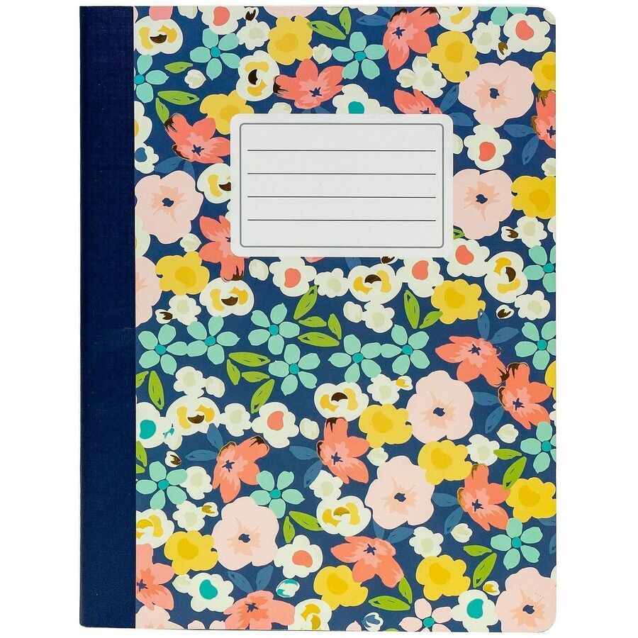 Pukka Pads 3 Pack Composition Books - 140 Pages - Stitched - College Ruled Front Ruling - 0.31" Ruled - 80 g/m² Grammage - 9 3/4" x 7 1/2" Sheet Size - Assorted Cover - 3 / Pack