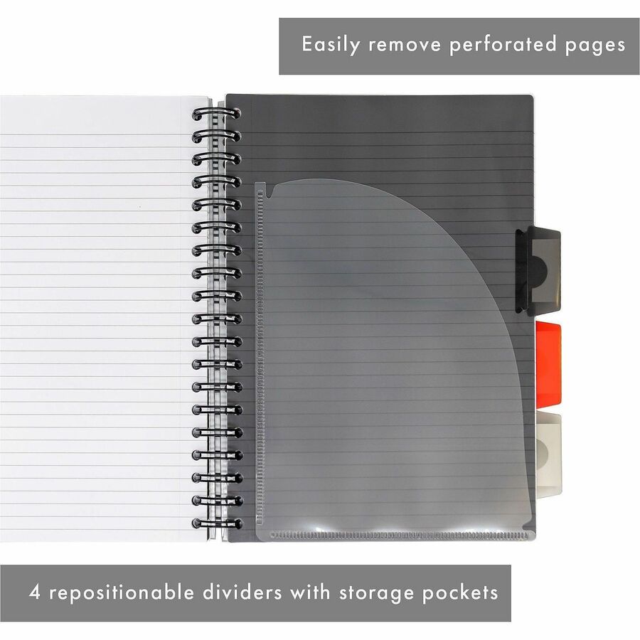 Pukka Pads B5 Metallic Executive Project Books - 200 Pages - Printed - Twin Wirebound - Ruled Front Ruling - 80 g/m² Grammage - B5 - 7" x 10" Sheet Size - Blue, Purple, Silver Cover - Hard Cover, World Map, Repositionable Divider, Storage Pocket -...