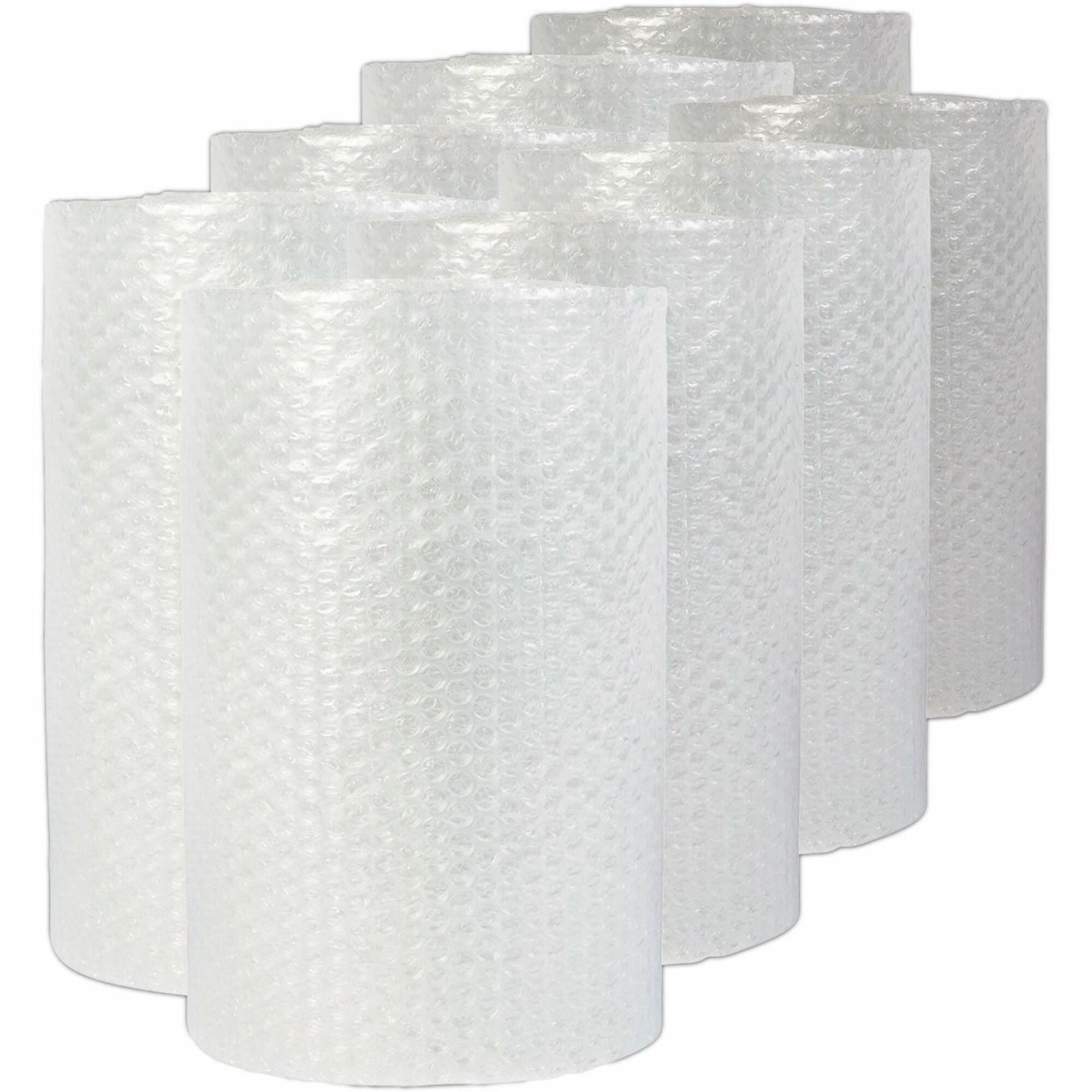 Universal Cushion Wrap - 24" Width x 50 ft Length x 100 mil Thickness - Perforated, Cushioned, Lightweight, Flexible, Shock Resistant, Vibration Resistant, Abrasion Resistant - Clear - 8 / Carton