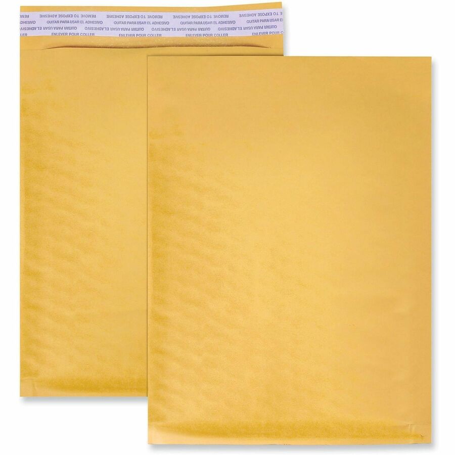 Universal Mailer - Bubble - #6 - Self Adhesive - Golden Yellow Kraft - Kraft Paper - 50 / Carton