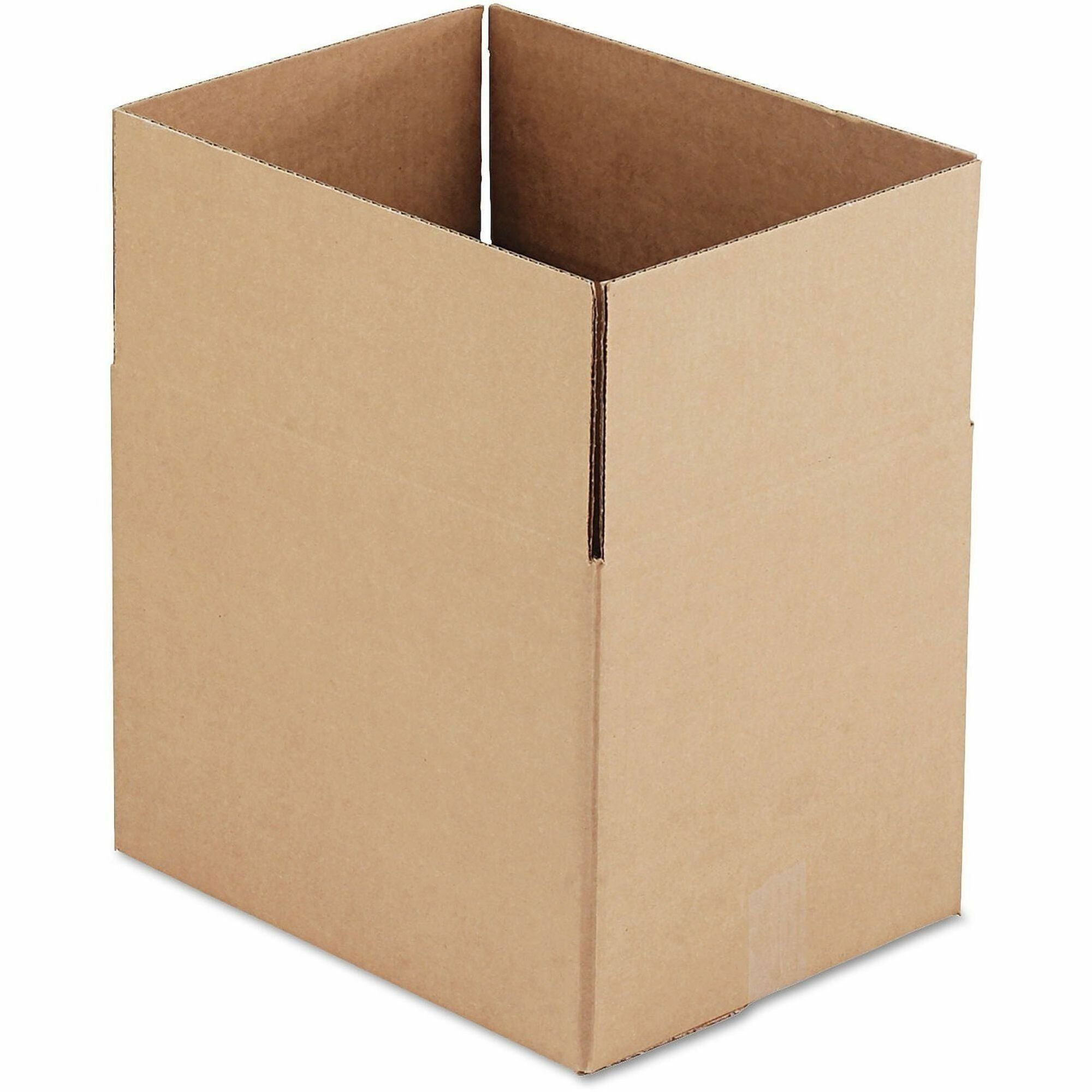Universal Shipping Case - External Dimensions: 16" Length x 12" Width x 12" Height - Flap Closure - Corrugated Kraft - Brown Kraft - 25 / Bundle