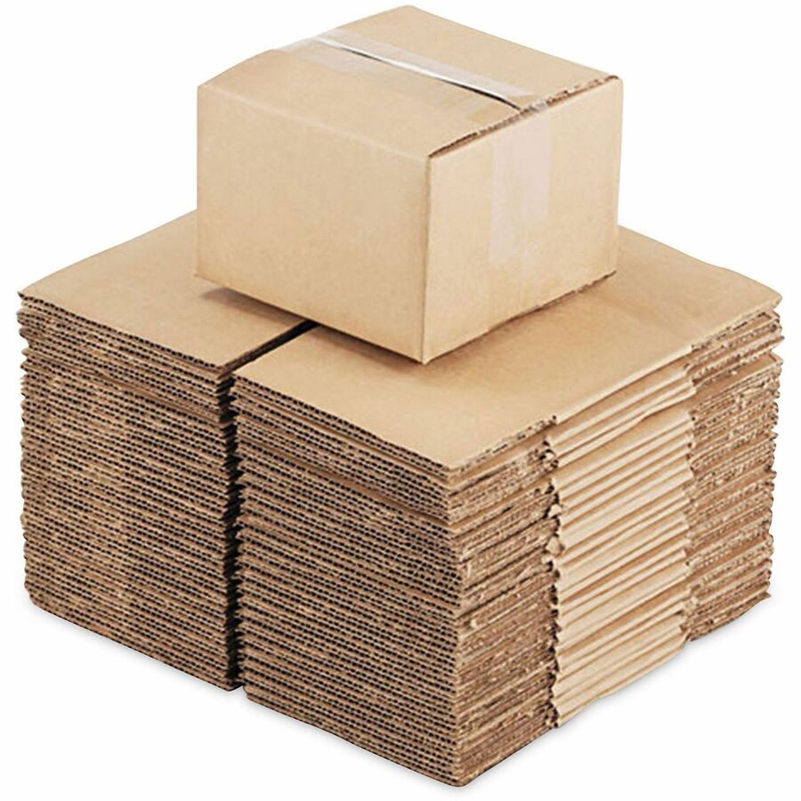 Universal Shipping Case - External Dimensions: 16" Length x 12" Width x 9" Height - Flap Closure - Corrugated Kraft - Brown Kraft - 25 / Bundle