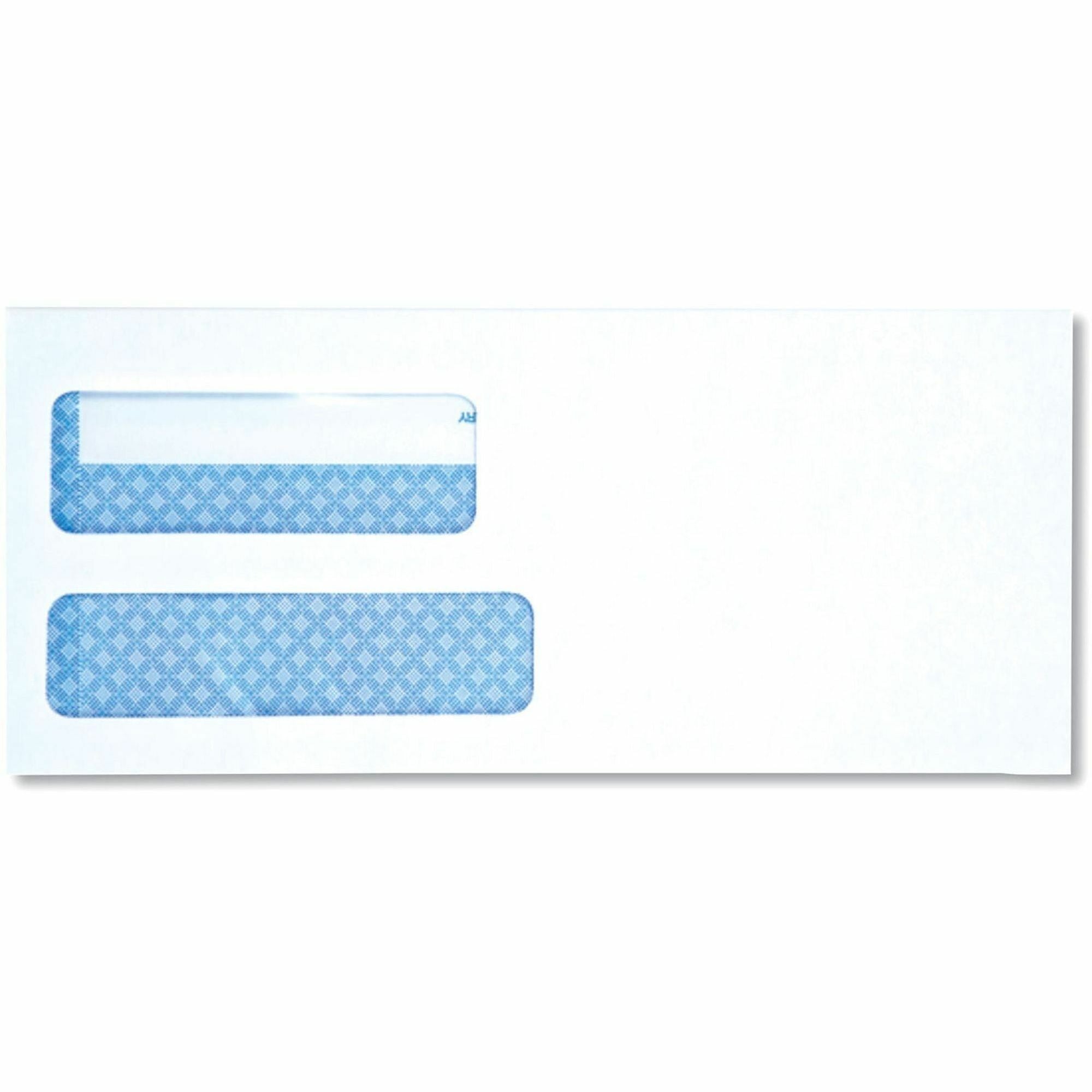 Universal Envelope - Business - #9 - 24 lb - Self Adhesive - White - Paper Stock - 500 / Box