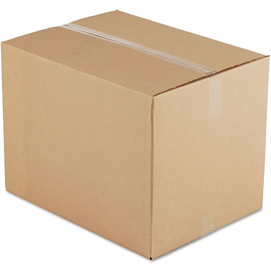 Universal Shipping Case - External Dimensions: 24" Length x 18" Width x 18" Height - Flap Closure - Corrugated Kraft - Brown Kraft - 10 / Bundle
