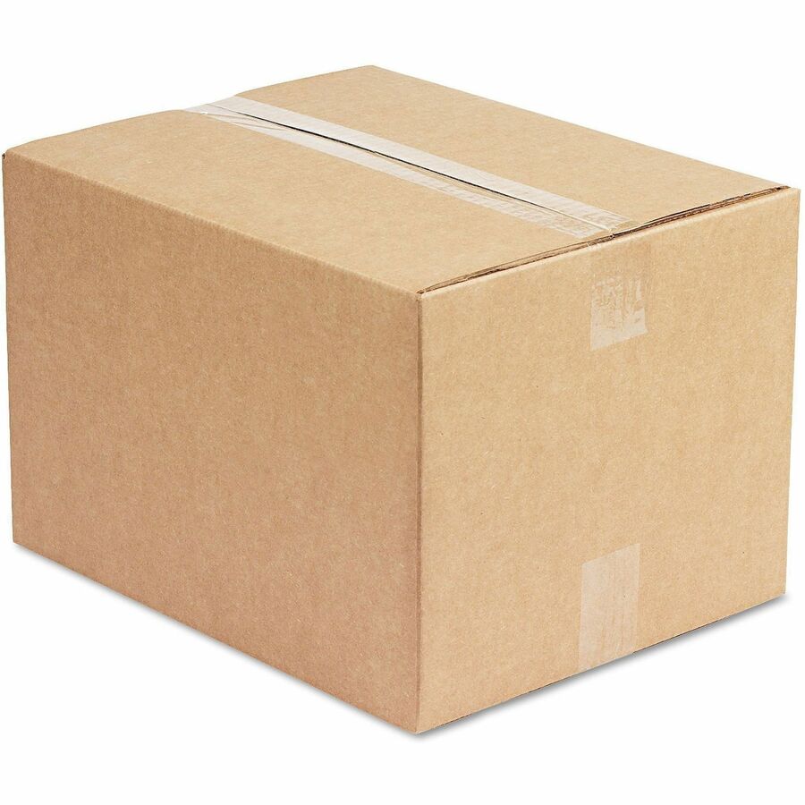 Universal Shipping Case - External Dimensions: 15" Length x 12" Width x 10" Height - Flap Closure - Corrugated Kraft - Brown Kraft - 25 / Bundle