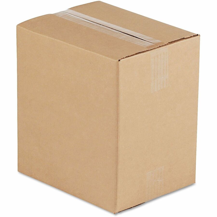 Universal Shipping Case - External Dimensions: 11.3" Length x 8.8" Width x 12" Height - Flap Closure - Corrugated Kraft - Brown Kraft - 25 / Bundle