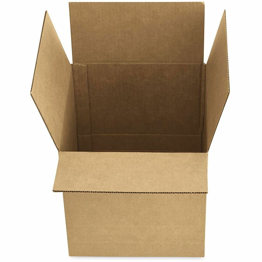 Universal Shipping Case - External Dimensions: 12" Length x 12" Width x 7" Height - Flap Closure - Corrugated Kraft - Brown Kraft - 25 / Bundle